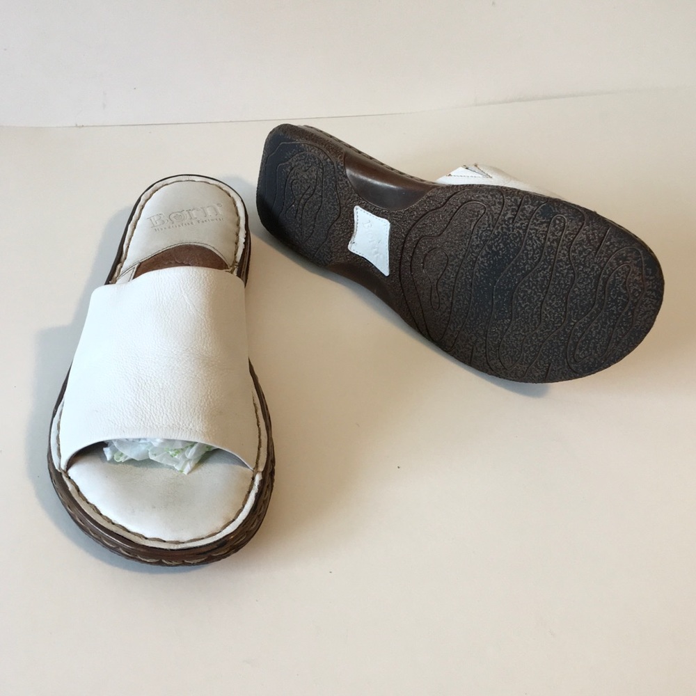 Born sandals 9 white